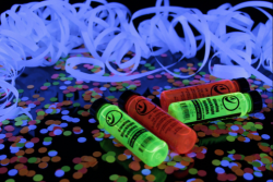 Confettis fluo UV et Canons à confettis