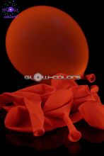 Ballon UV fluorescent Ø 23cm rouge