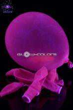 Ballon UV fluorescent Ø 23cm rose
