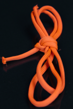 Corde orange fluo 6 mm vendu au mètre