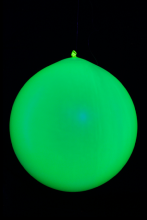 10 ballons ronds vert fluo Ø60 cm