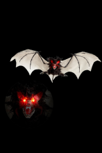 Chauve souris 89 cm avec yeux lumineux