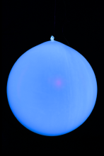 10 ballons ronds bleu fluo Ø60 cm