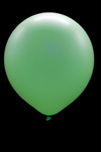 25 ballons ovales vert fluo 45 cm