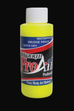 ProAiir HYBRID Jaune Fluo- Fard liquide pour arographe - 2oz (60 ml) - Waterproof