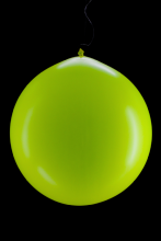 10 ballons ronds jaune fluo 60 cm