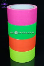  Pack Ruban Adhésif toilé fluo 5 cm x 10 m 4 rouleaux